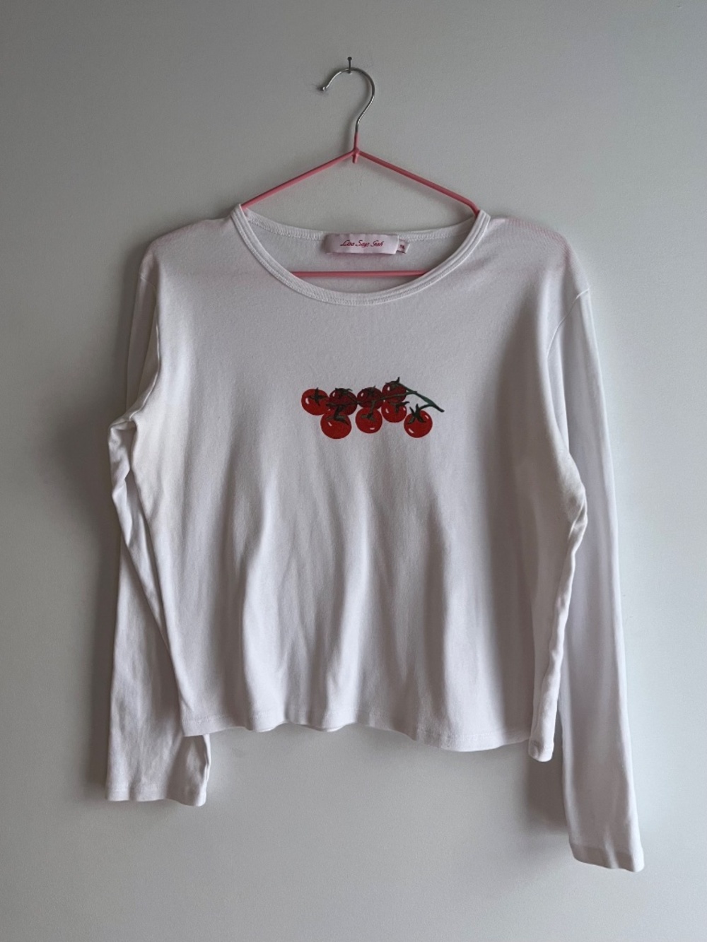 Lisa Says Gah tomato tee - Pomodoro βDanaβ white tee - 2XL
